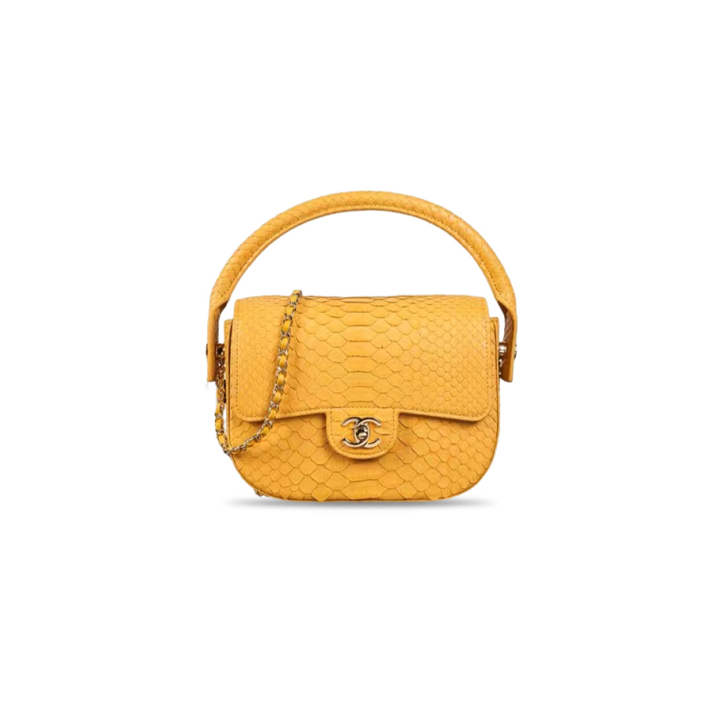 CHANEL MINI FLAP BAG WITH TOP HANDLE (21*13*6.5cm)